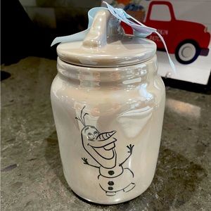 RaeDunn - Disney Olaf “Worth Melting For” Canister